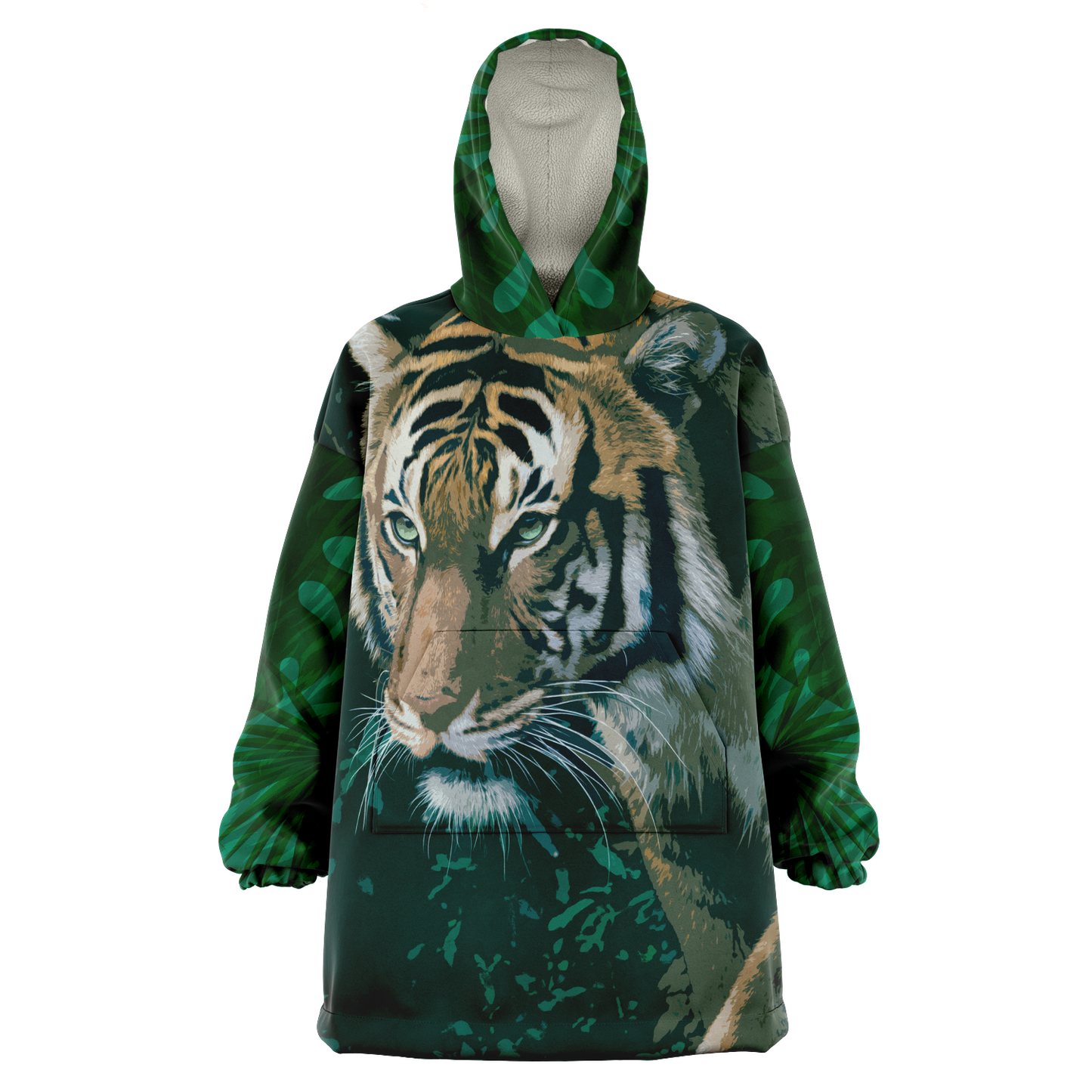 Orange Jungle Tiger - Cobija Hoodie