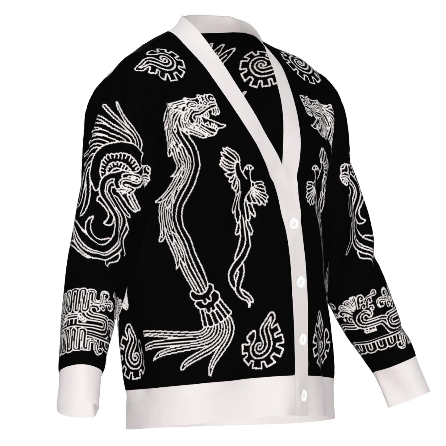 Cihuatlampa (Direction of the West) - Unisex Knit Cardigan