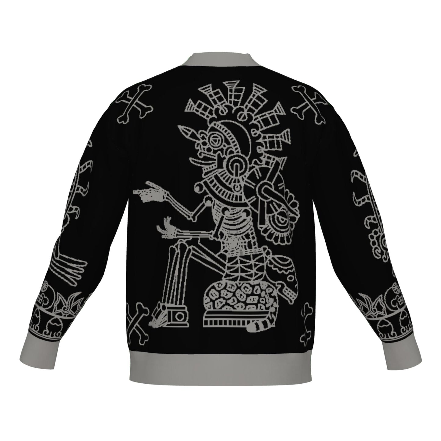 Mictlampa (Direction of the North) - Unisex Knit Cardigan
