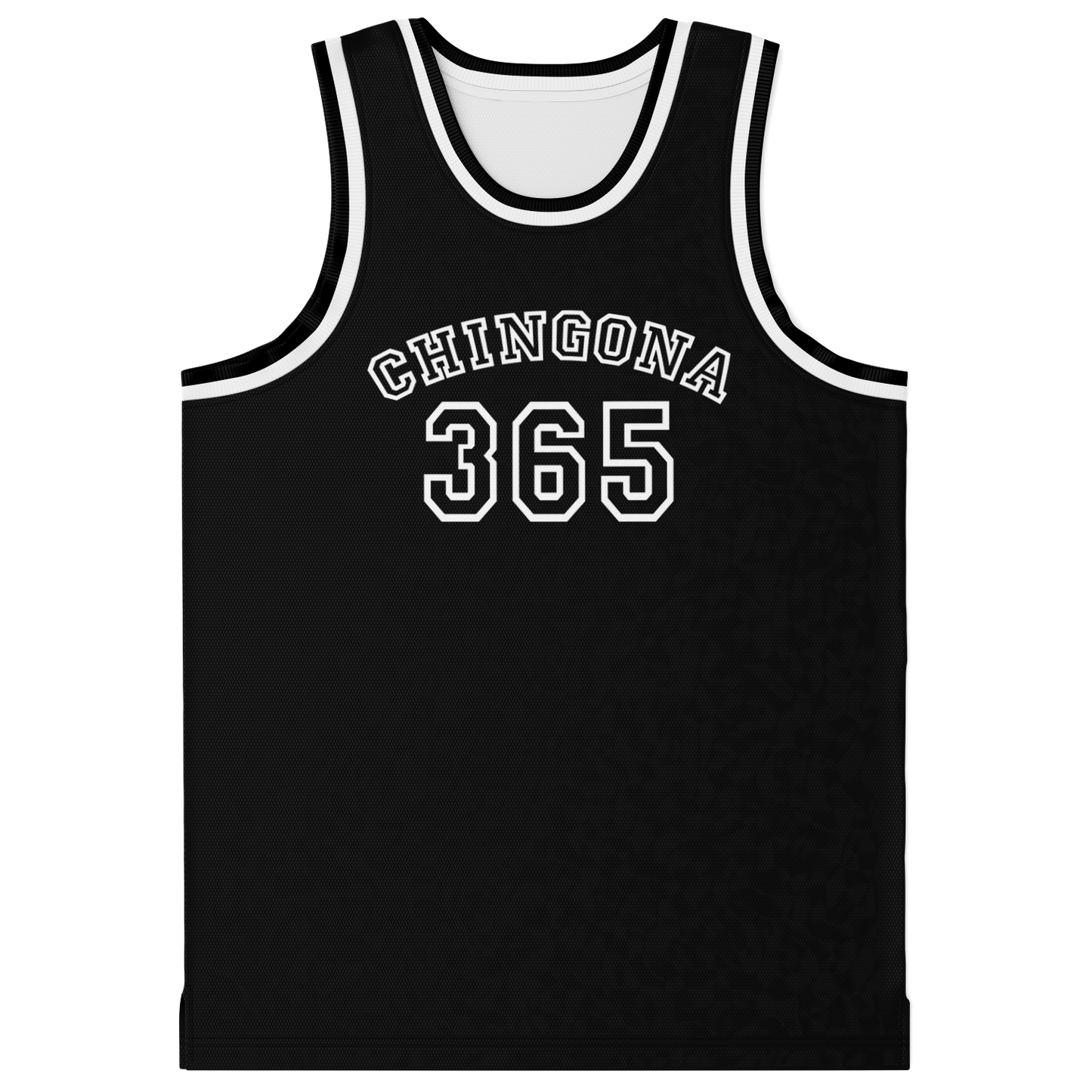 Chingona 365 - Black Basketball Jersey