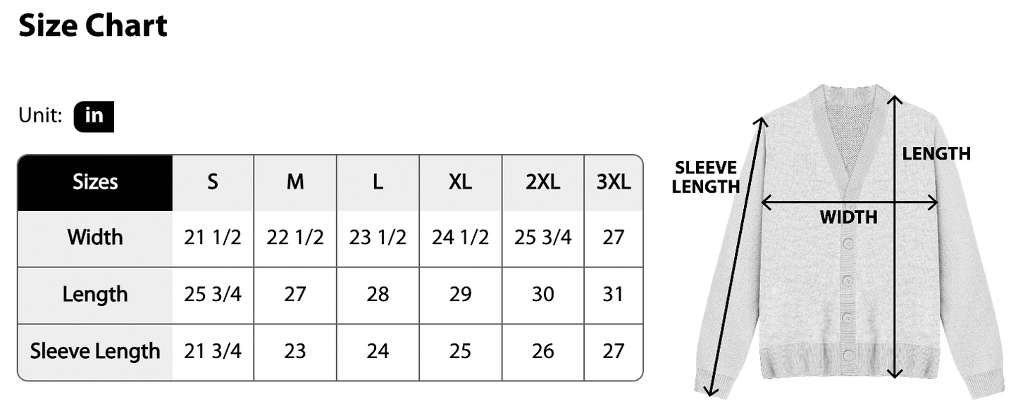 Mexica/Aztec Calendar Day Symbols (Tōnalpōhualli) - Unisex Knit Cardigan