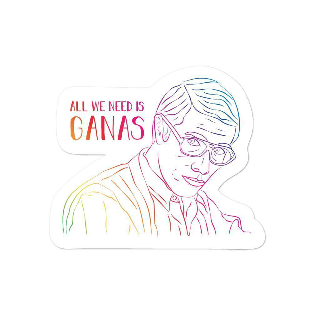 ALL WE NEED IS GANAS (Gradient) - Sticker (S, M, L) - Licuado Wear