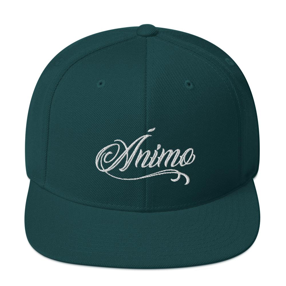 Ánimo - Embroidered Snapback Hat