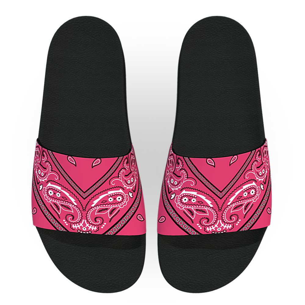 Barbie Fuchsia Pink Bandana - Unisex Slide Sandal