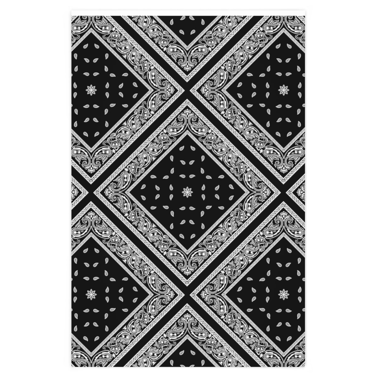 Black Bandana - Wrapping Paper