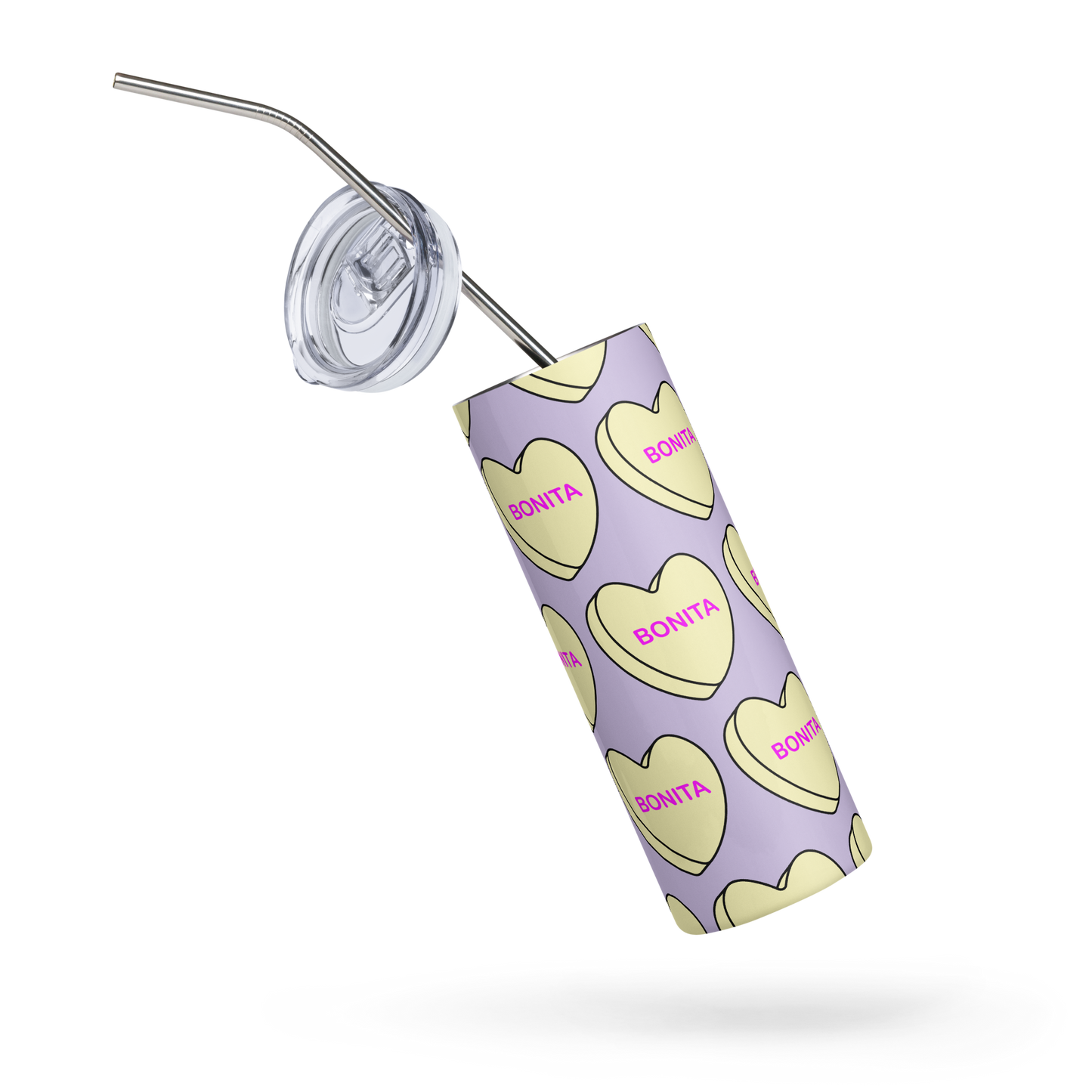 Bonita Candy Conversation Heart - Stainless steel tumbler