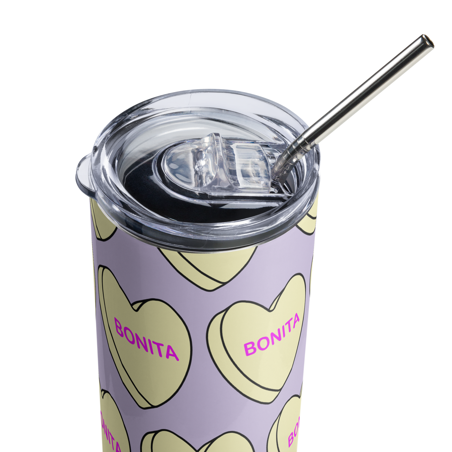 Bonita Candy Conversation Heart - Stainless steel tumbler