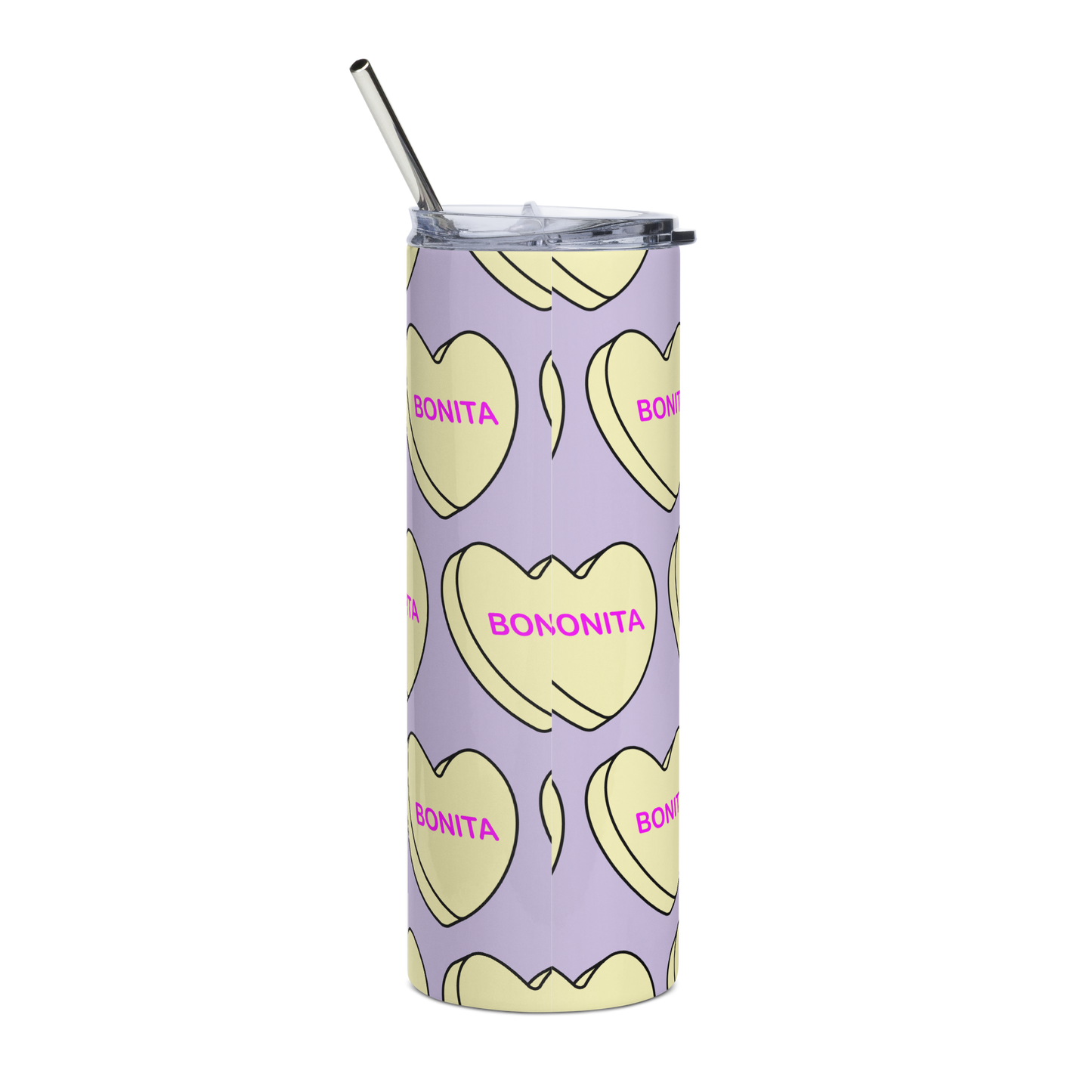 Bonita Candy Conversation Heart - Stainless steel tumbler