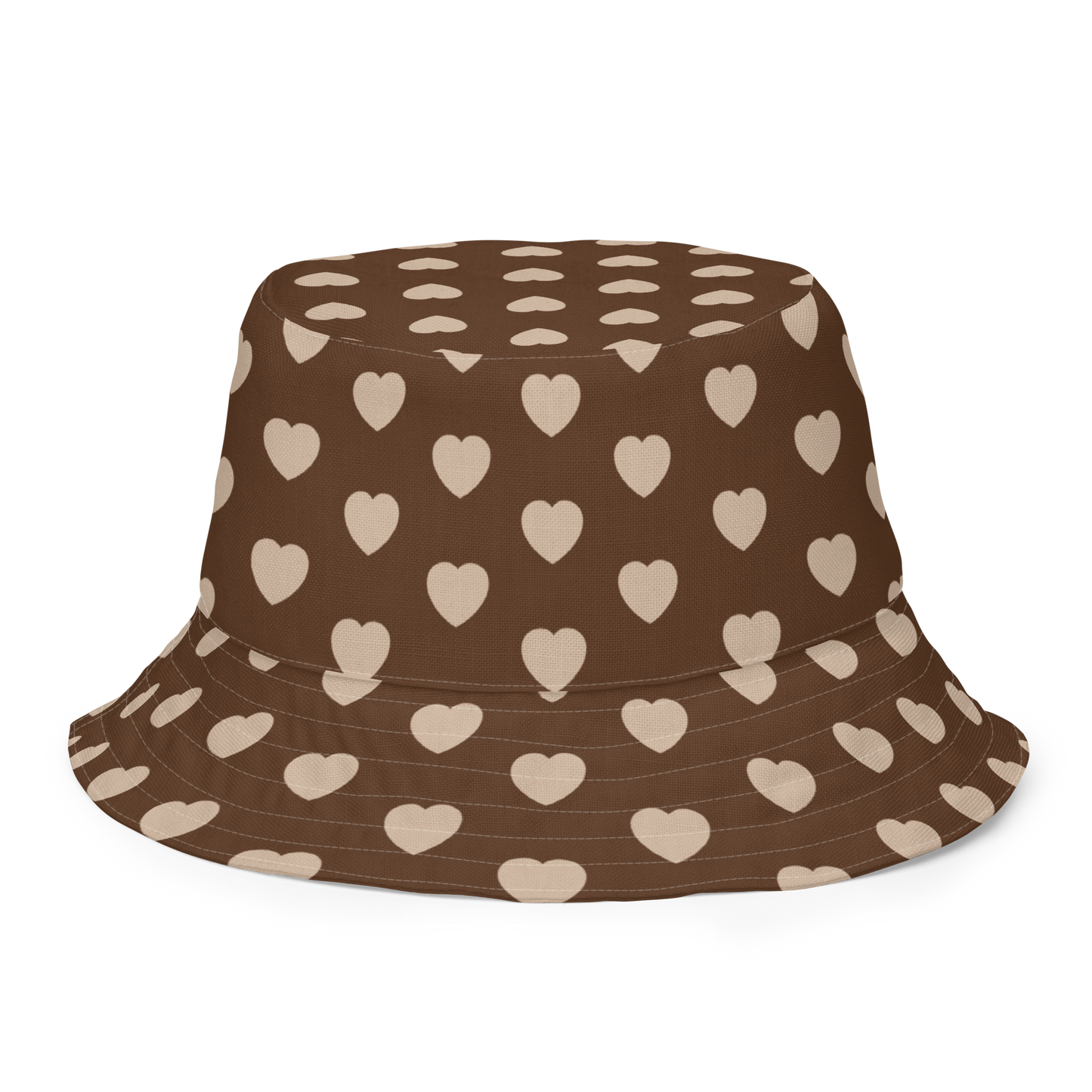 Brown Love - Reversible Bucket Hat