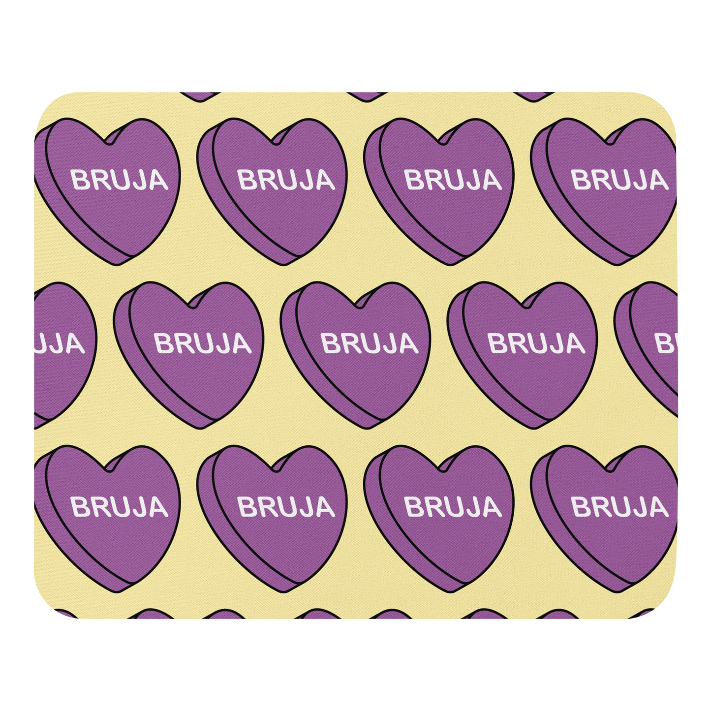 Bruja Candy Conversation Heart - Mouse pad