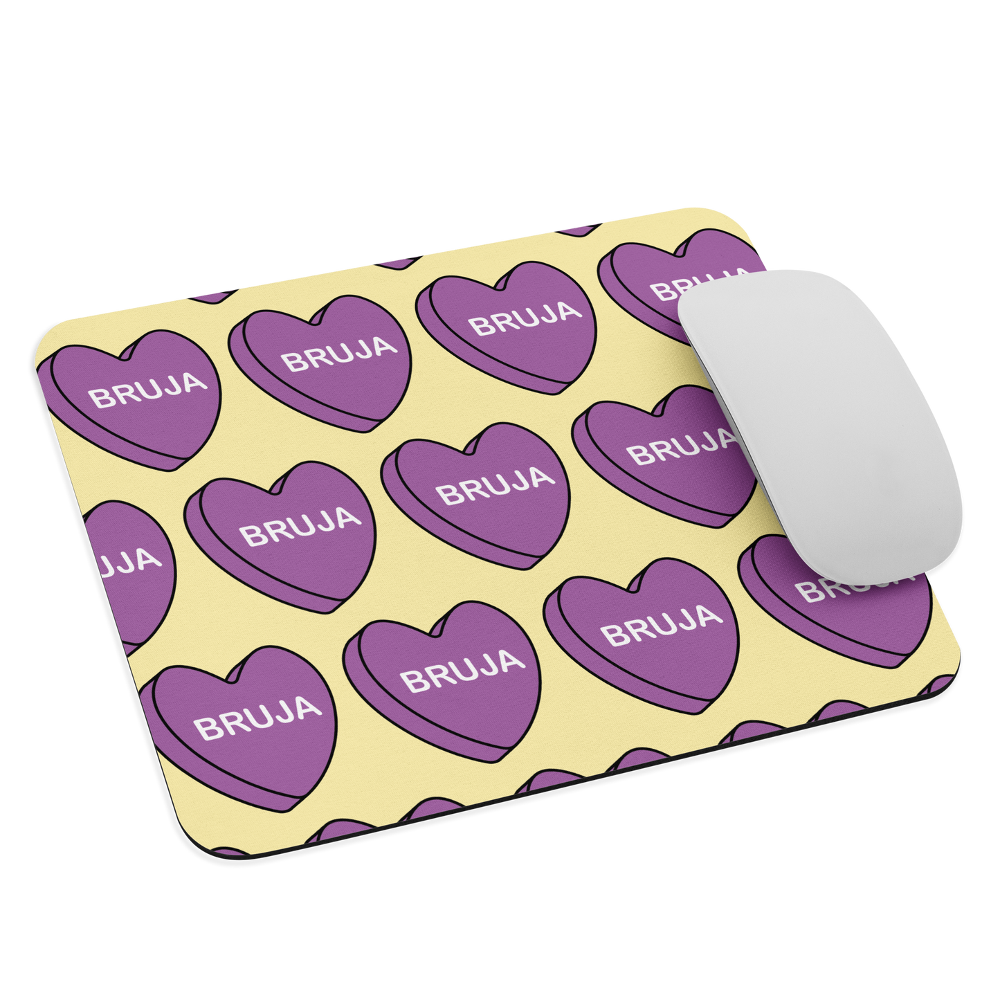 Bruja Candy Conversation Heart - Mouse pad