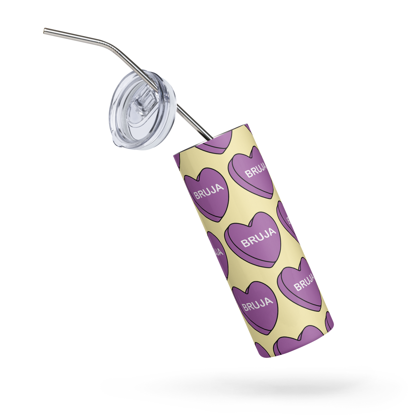 Bruja Candy Conversation Heart - Stainless steel tumbler