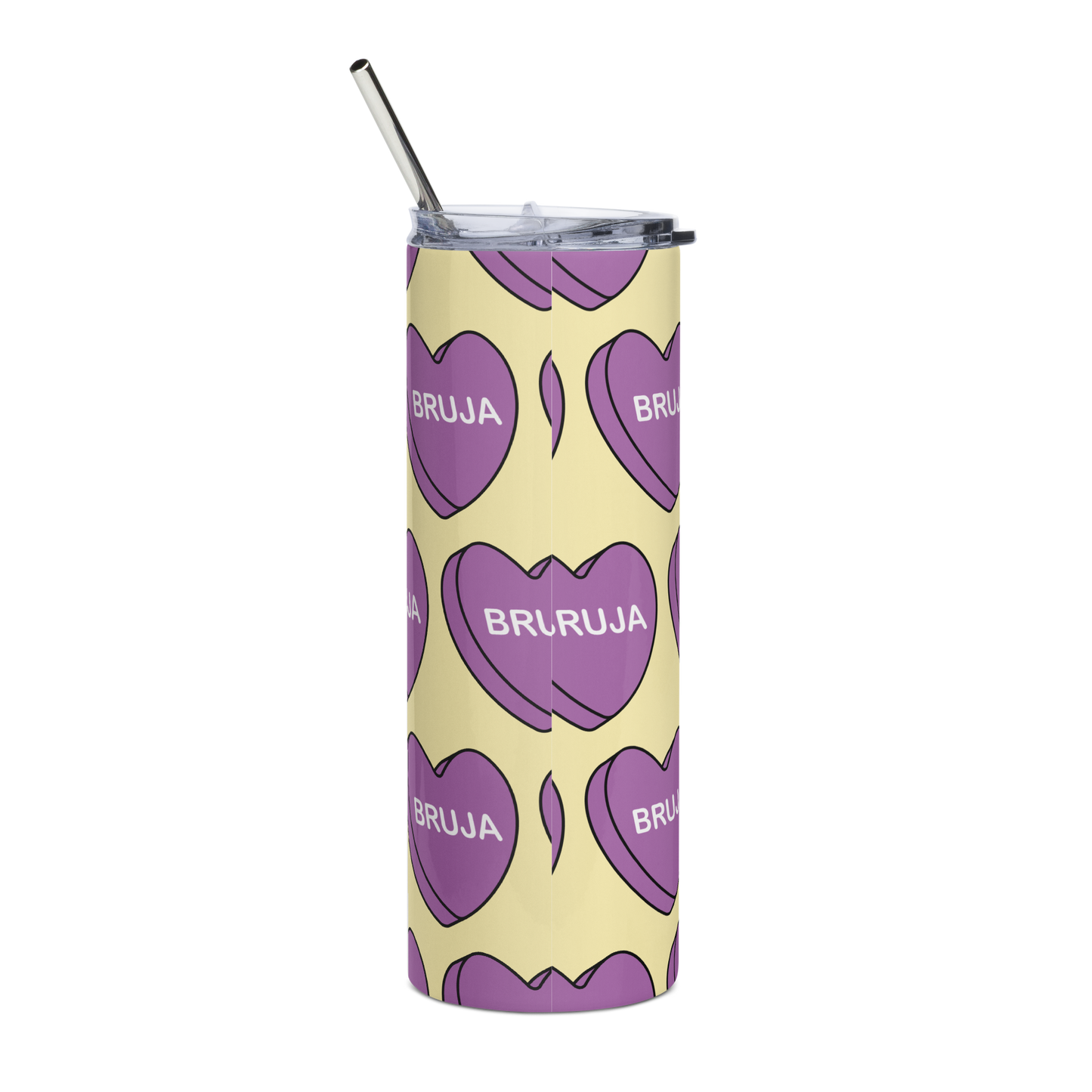 Bruja Candy Conversation Heart - Stainless steel tumbler