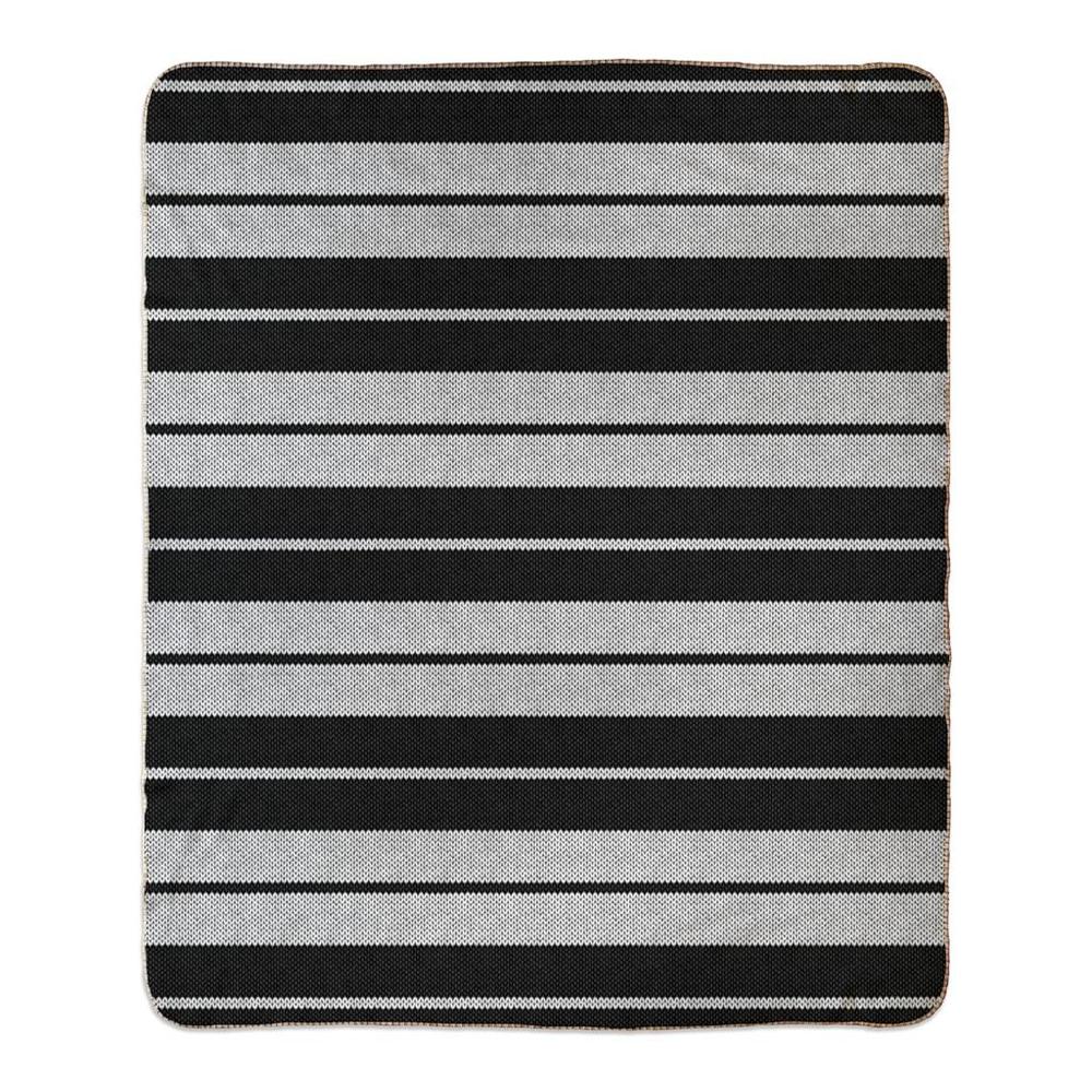 Charlie Brown (Black/White) - Fleece Sherpa Blanket (2 sizes) - Licuado Wear
