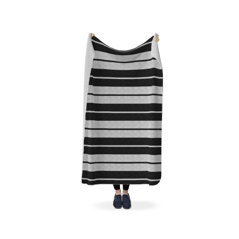Charlie Brown (Black/White) - Fleece Sherpa Blanket (2 sizes) - Licuado Wear