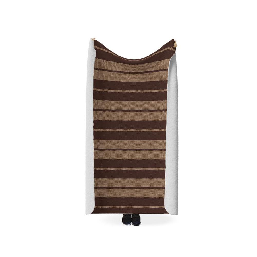 Charlie Brown (Brown/Tan) - Fleece Sherpa Blanket (2 sizes) - Licuado Wear