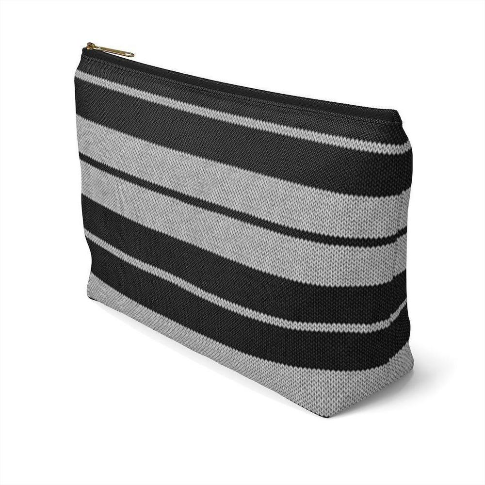 Charlie Brown Chicana (Black/White) - Makeup Bag (2 sizes) - Licuado Wear