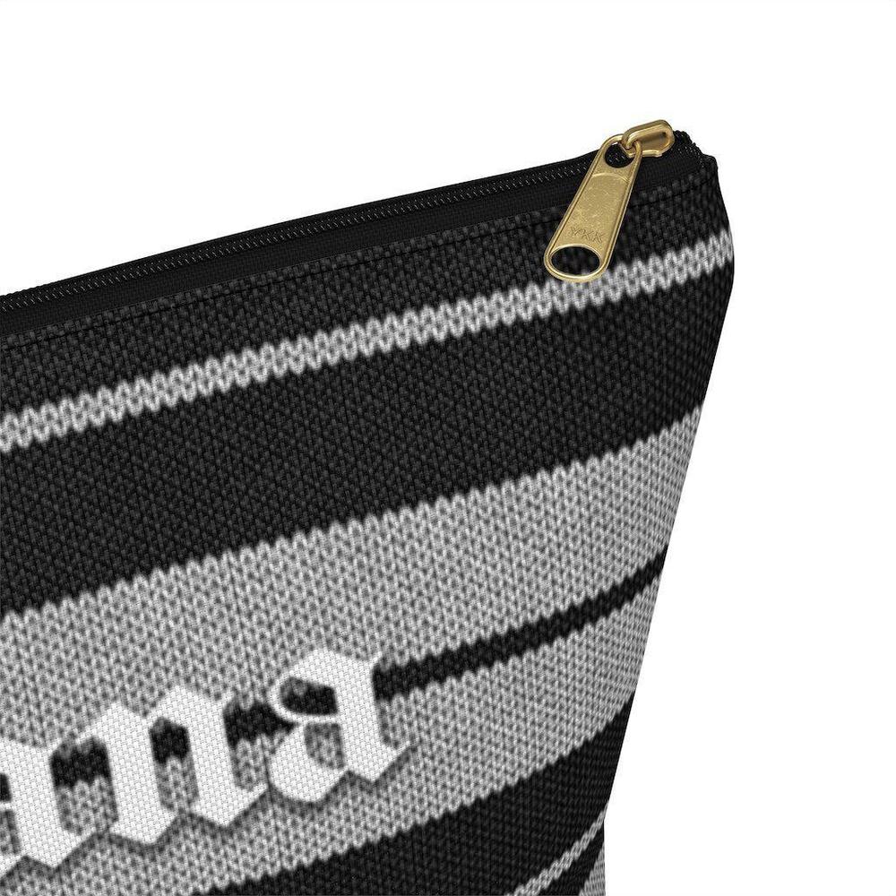 Charlie Brown Chicana (Black/White) - Makeup Bag (2 sizes) - Licuado Wear