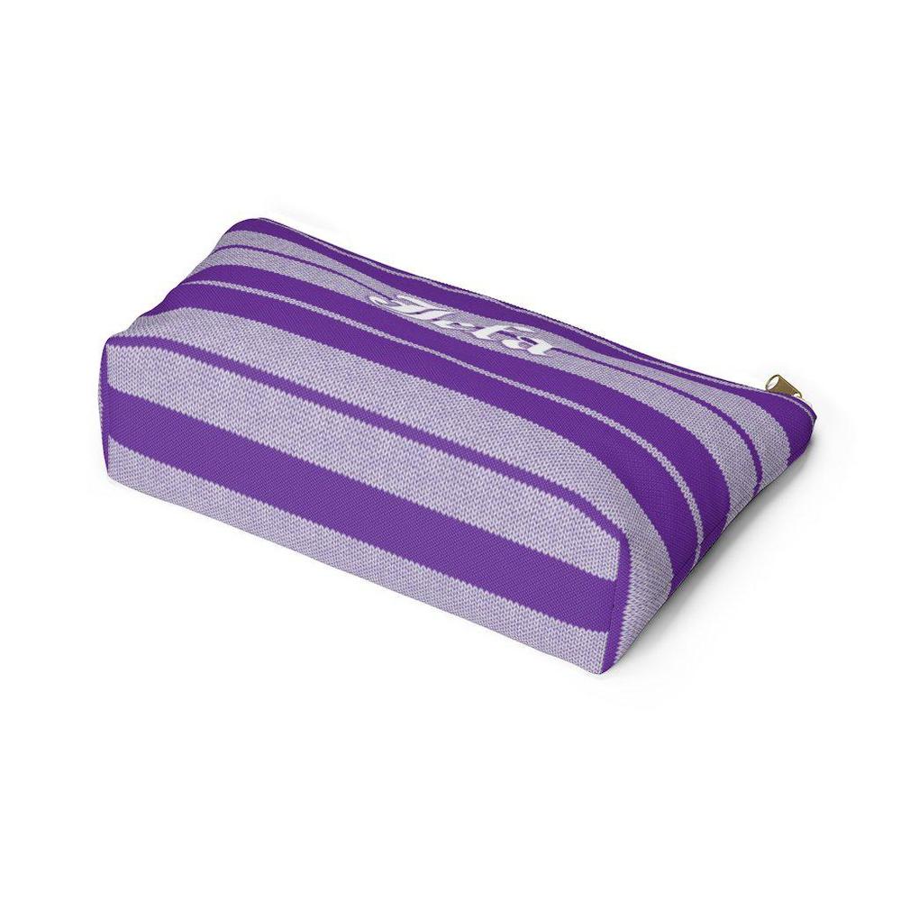 Charlie Brown Jefa (Purple/White) - Makeup Bag (2 sizes) - Licuado Wear