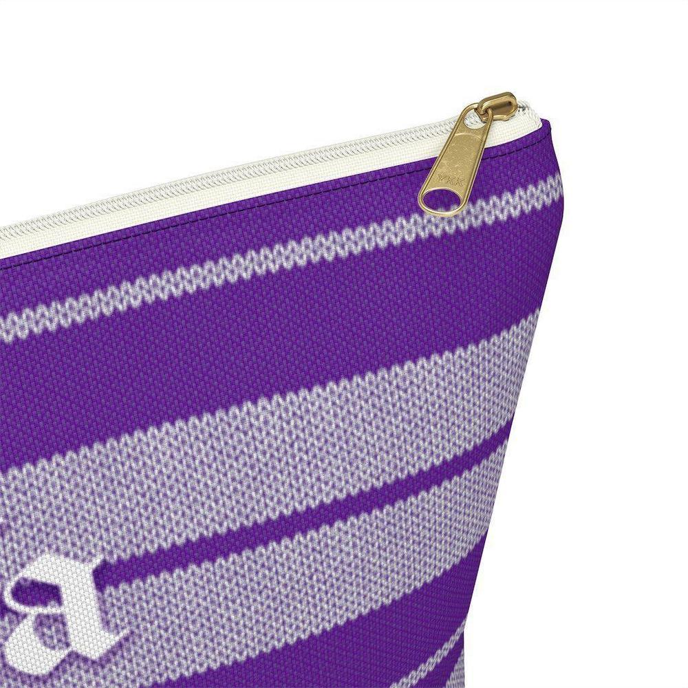 Charlie Brown Jefa (Purple/White) - Makeup Bag (2 sizes) - Licuado Wear
