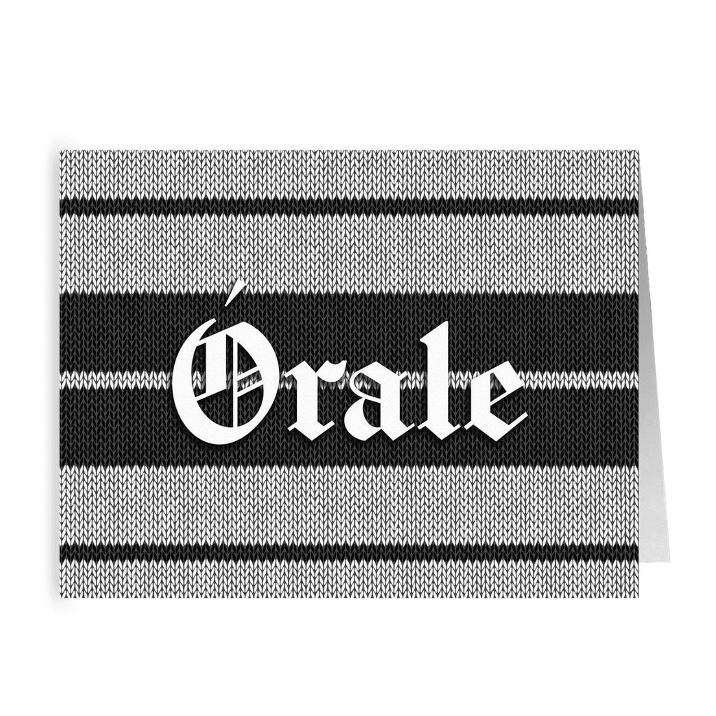 Charlie Brown Órale (Black/White) - Greeting Card(s)