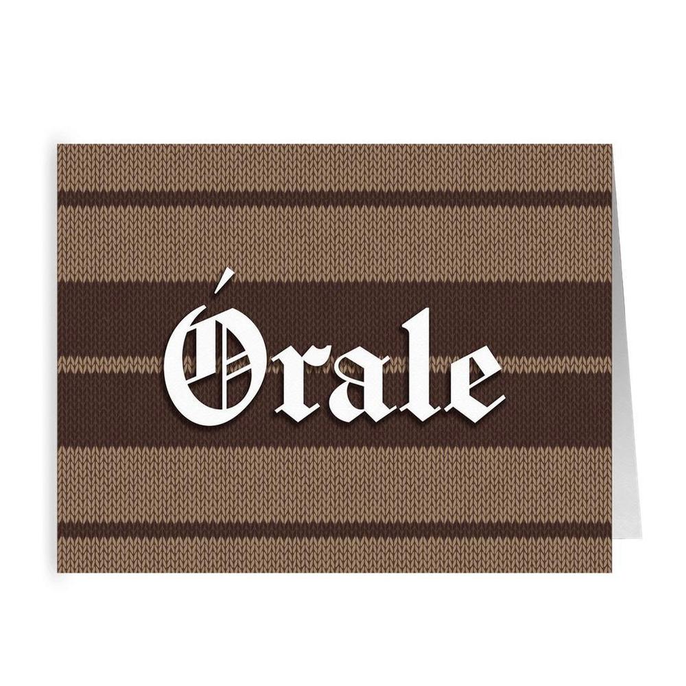 Charlie Brown Órale (Brown/Tan) - Greeting Card(s) - Licuado Wear