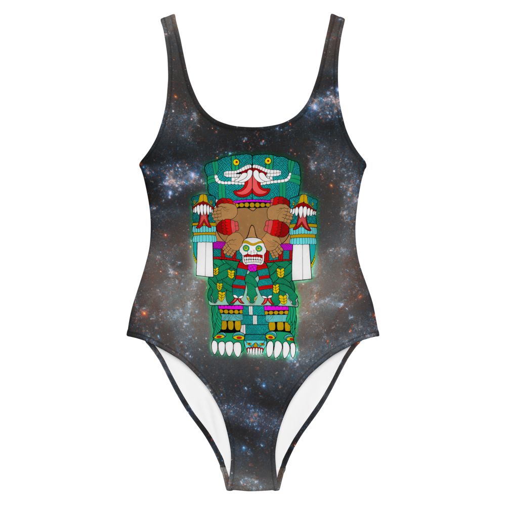 Coatlícue (Tonantzin/Mother Earth) - One-Piece Swimsuit or Bodysuit