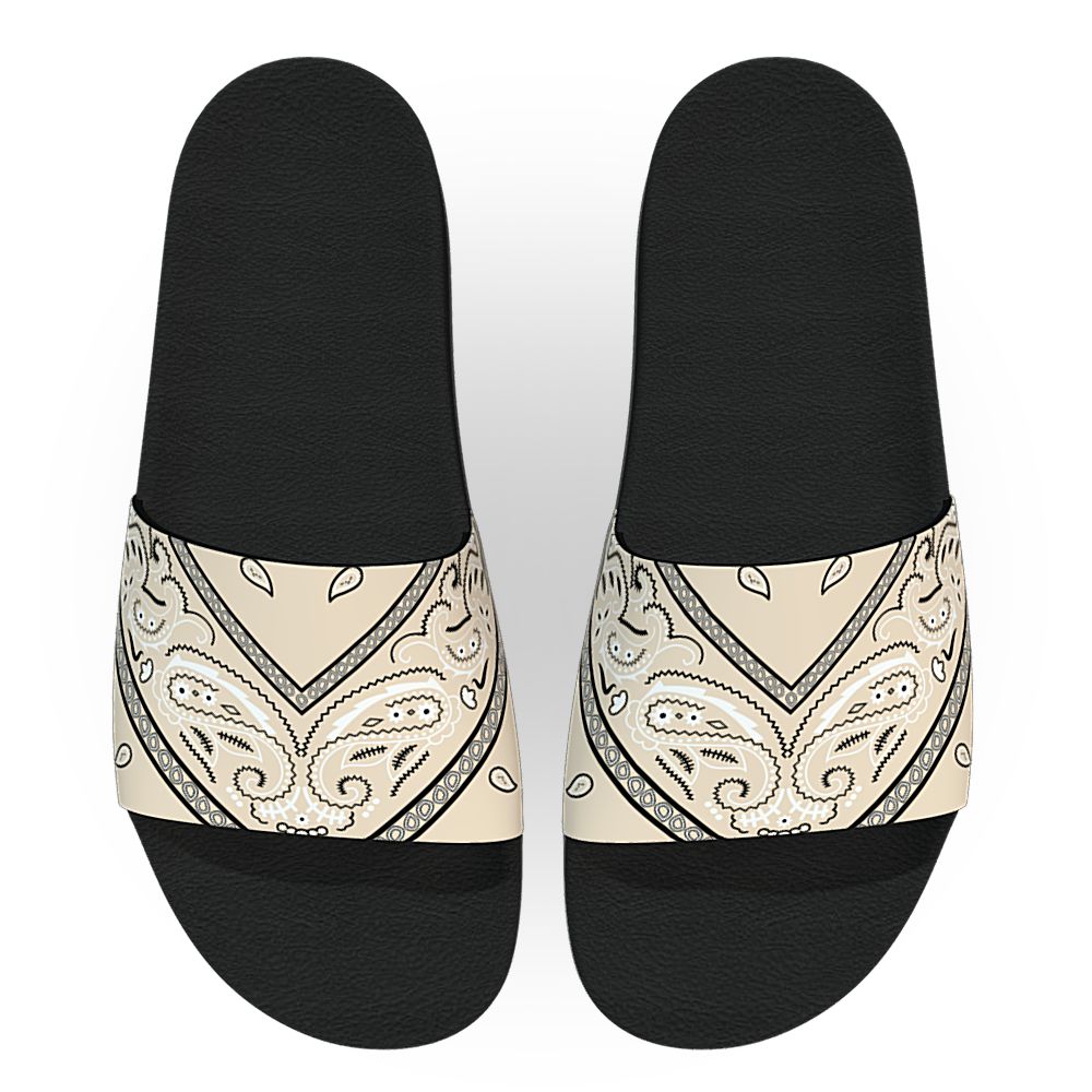 Creme Bandana - Unisex Slide Sandal