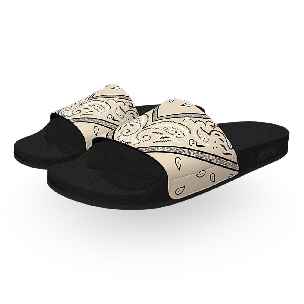 Creme Bandana - Unisex Slide Sandal
