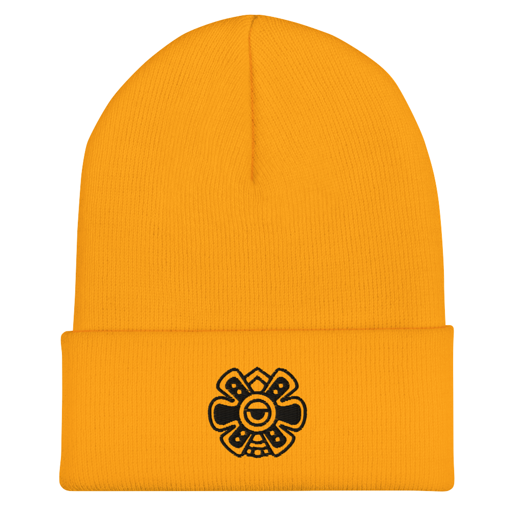 Ollin (Movement) - Embroidered Cuffed Beanie
