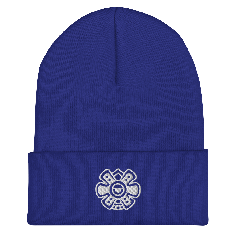 Ollin (Movement) - Embroidered Cuffed Beanie