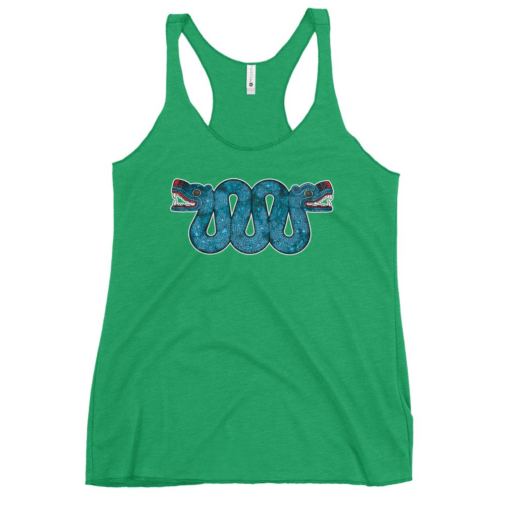 Double Headed Aztec Serpent - Women's Racerback Tank Top