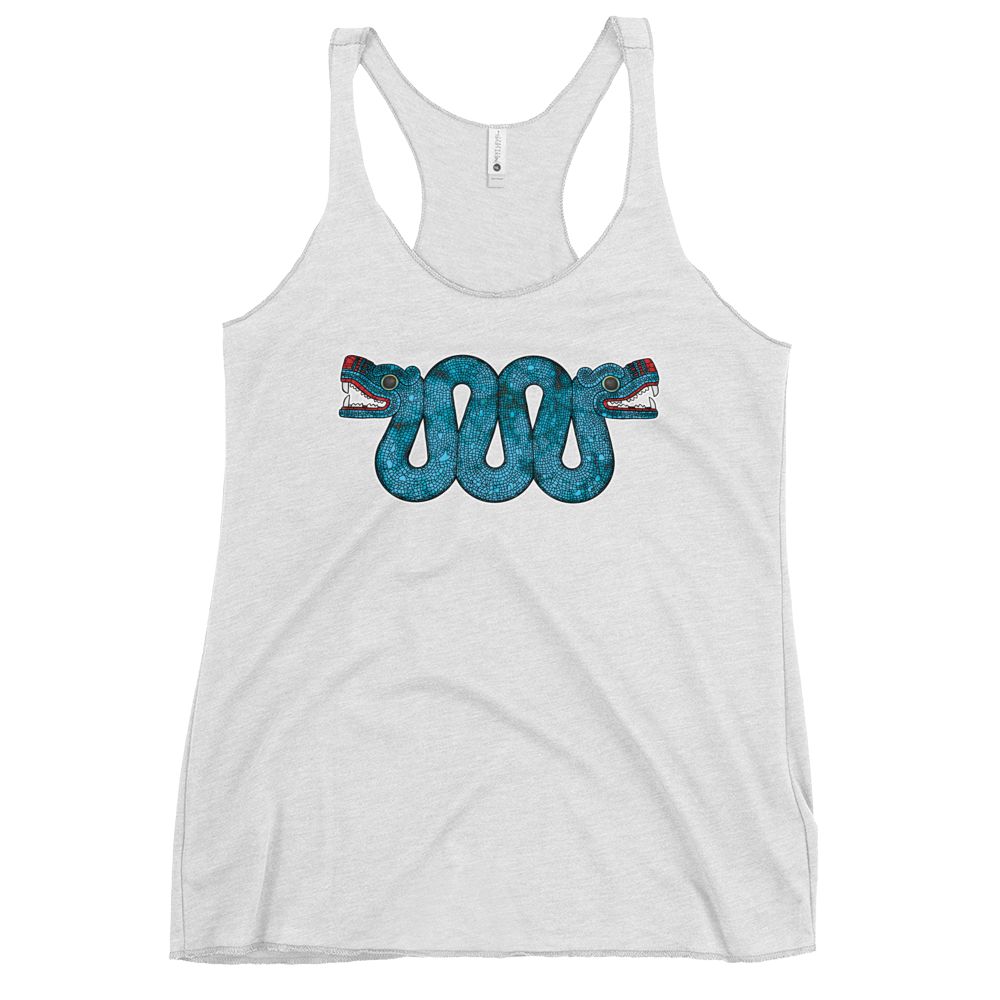 Double Headed Aztec Serpent - Women's Racerback Tank Top