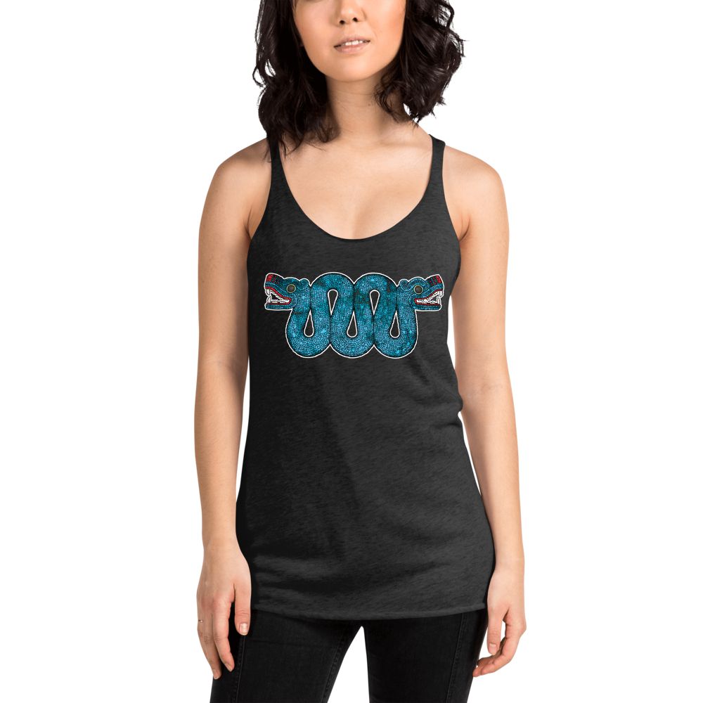 Double Headed Aztec Serpent - Women's Racerback Tank Top