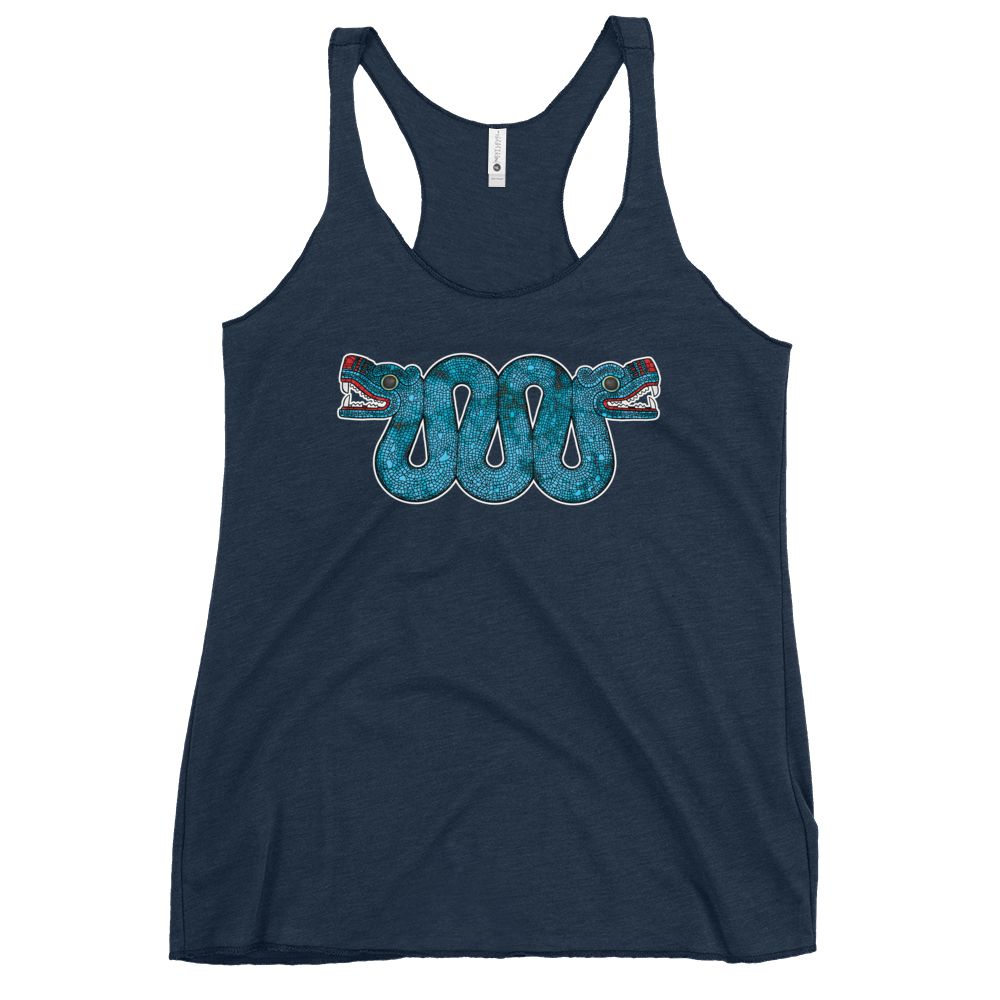 Double Headed Aztec Serpent - Women's Racerback Tank Top