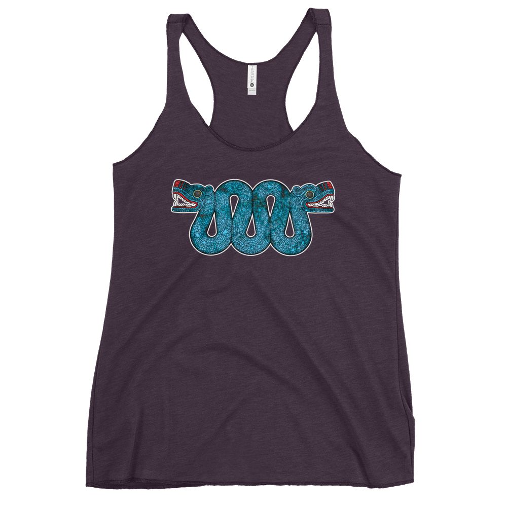 Double Headed Aztec Serpent - Women's Racerback Tank Top