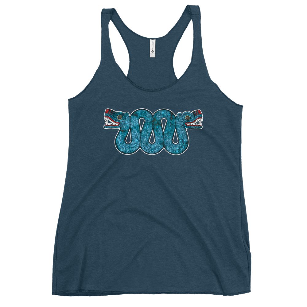 Double Headed Aztec Serpent - Women's Racerback Tank Top