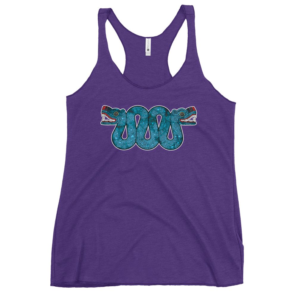 Double Headed Aztec Serpent - Women's Racerback Tank Top