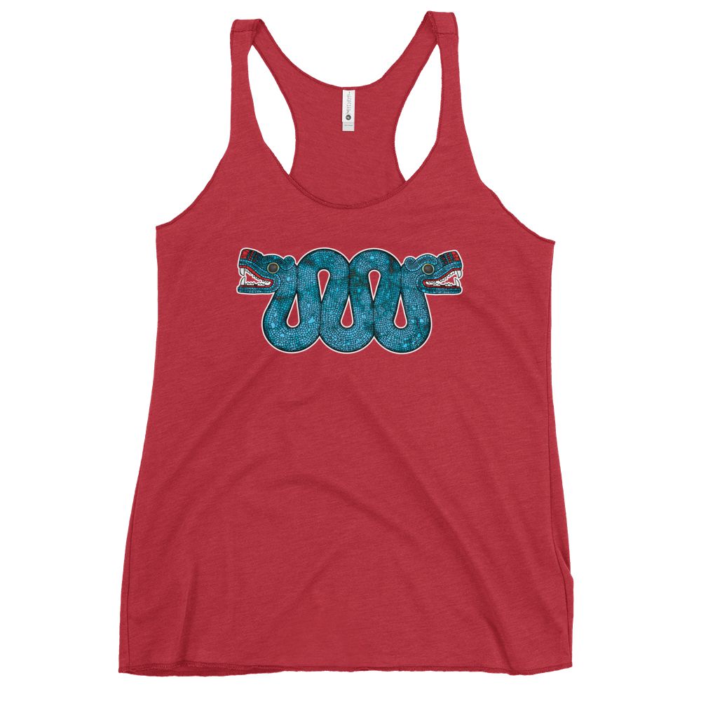 Double Headed Aztec Serpent - Women's Racerback Tank Top