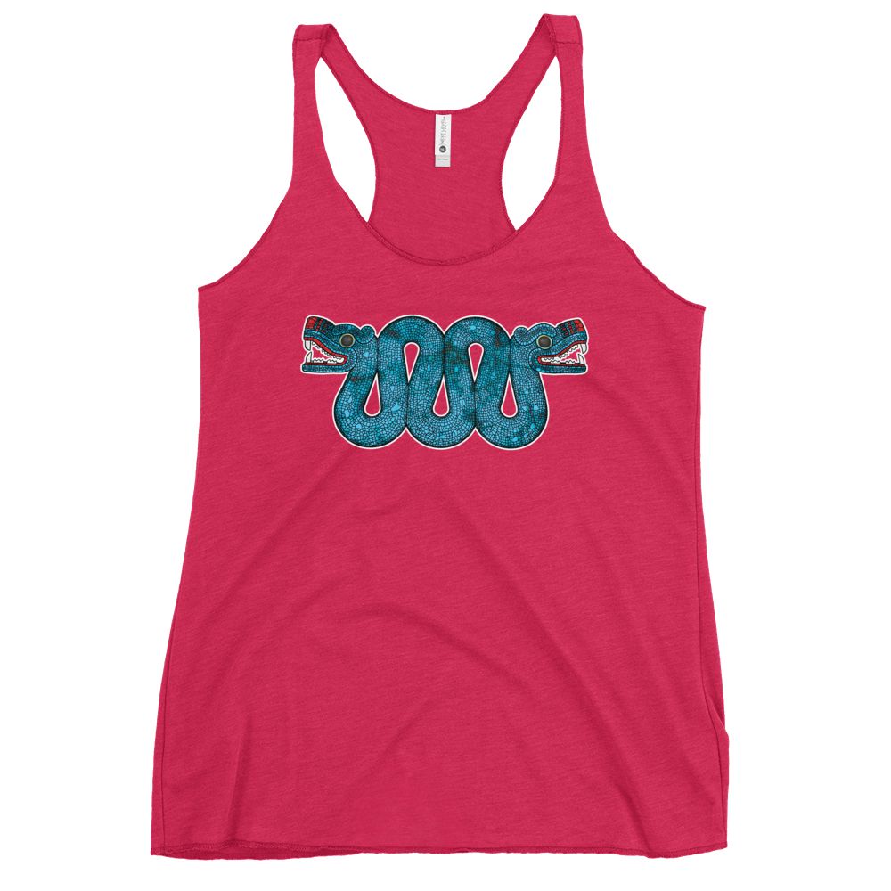 Double Headed Aztec Serpent - Women's Racerback Tank Top