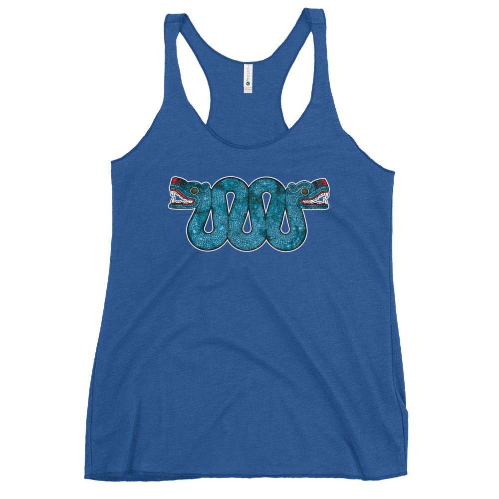 Double Headed Aztec Serpent - Women's Racerback Tank Top