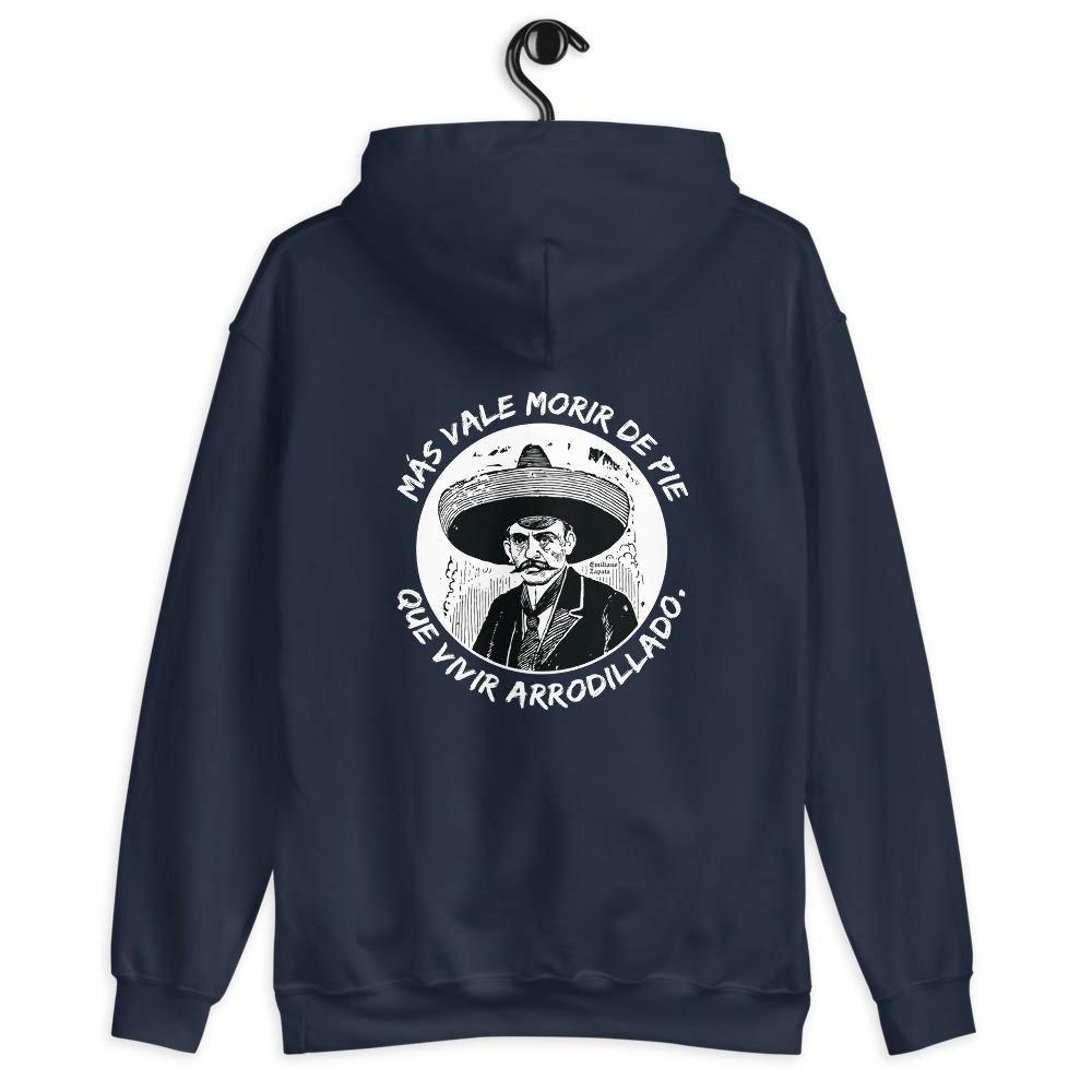 Emiliano Zapata - Unisex Hoodie (Print on Back)