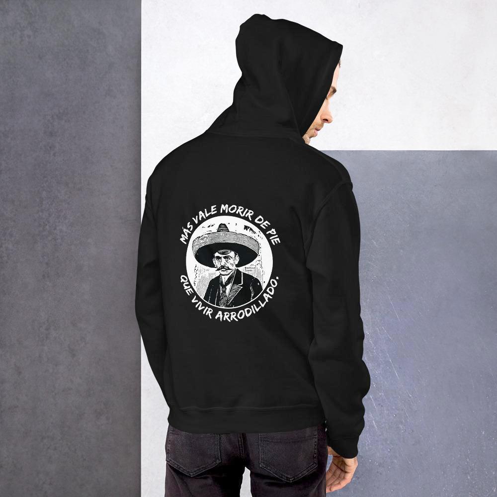 Emiliano Zapata - Unisex Hoodie (Print on Back)