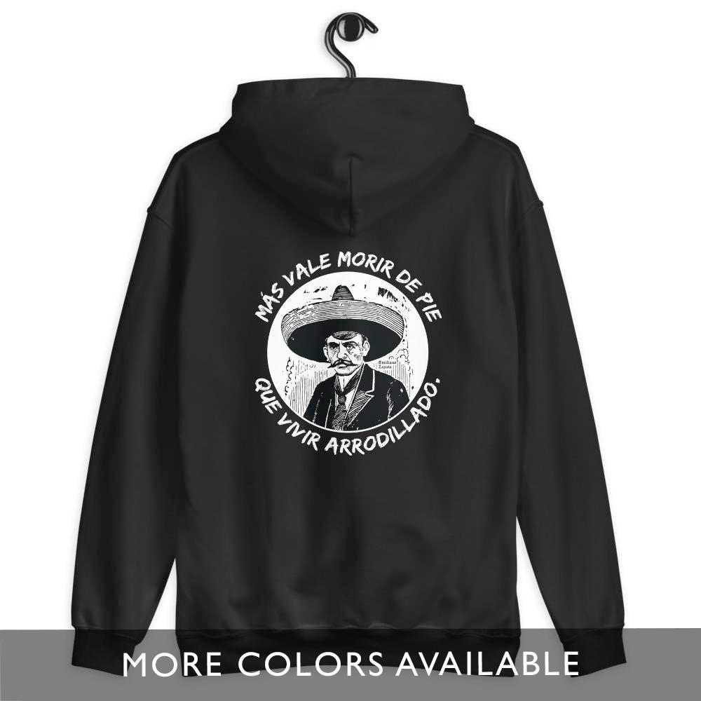 Emiliano Zapata - Unisex Hoodie (Print on Back)