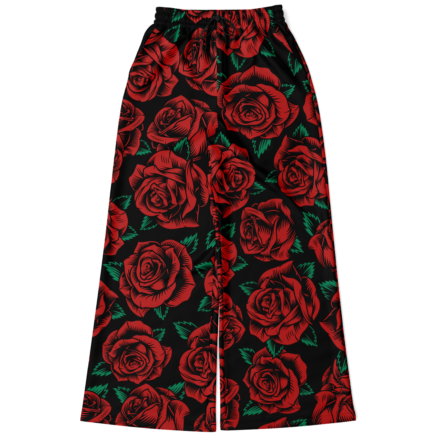 Red Roses - Flare Fleece Pant