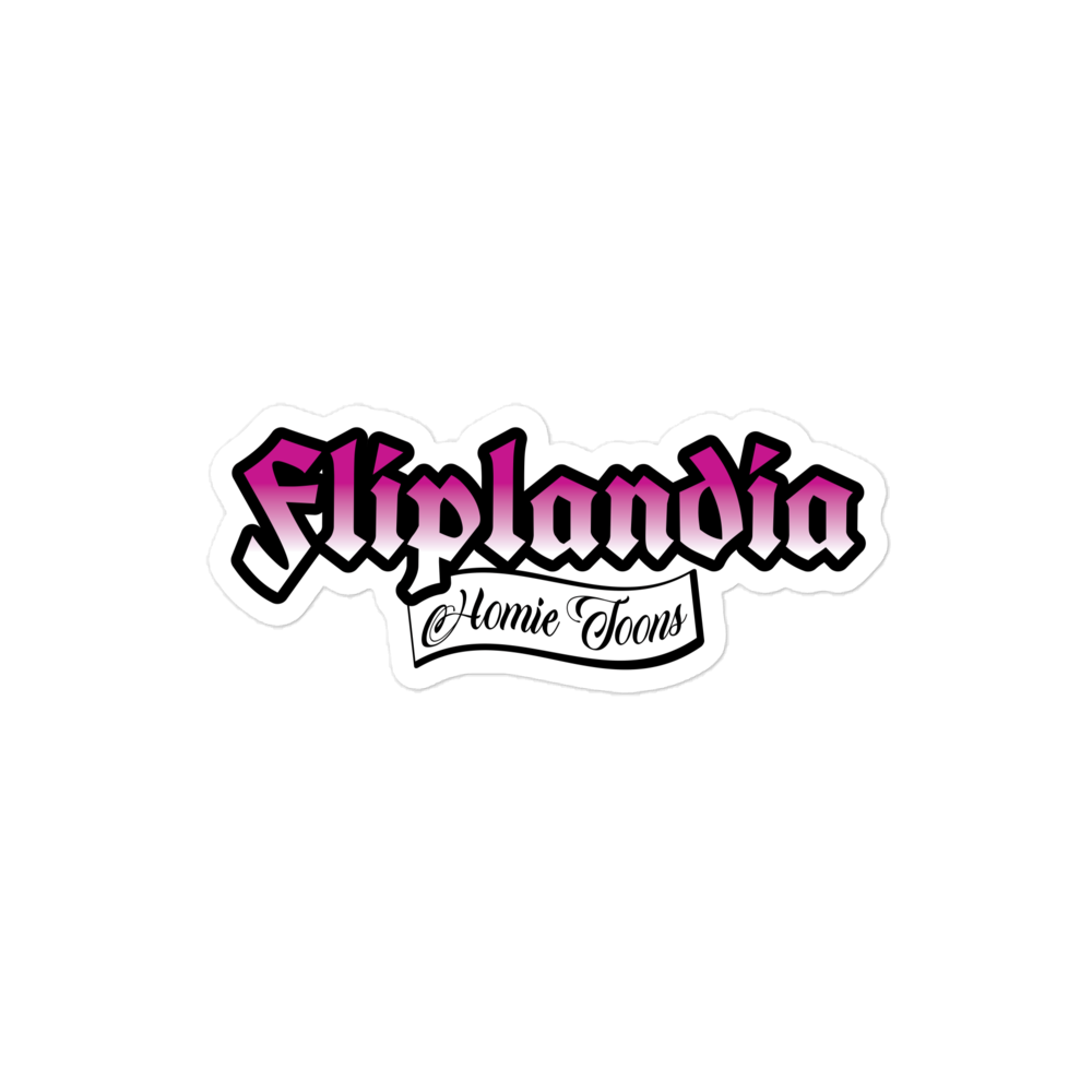 Fliplandia Homie Toons - Sticker (3 sizes avail.)