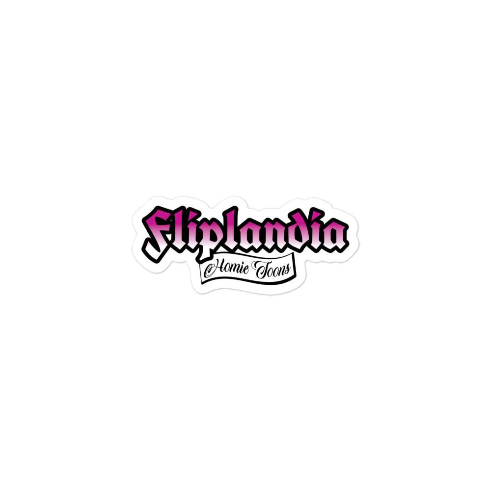 Fliplandia Homie Toons - Sticker (3 sizes avail.)