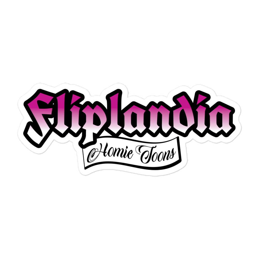 Fliplandia Homie Toons - Sticker (3 sizes avail.)