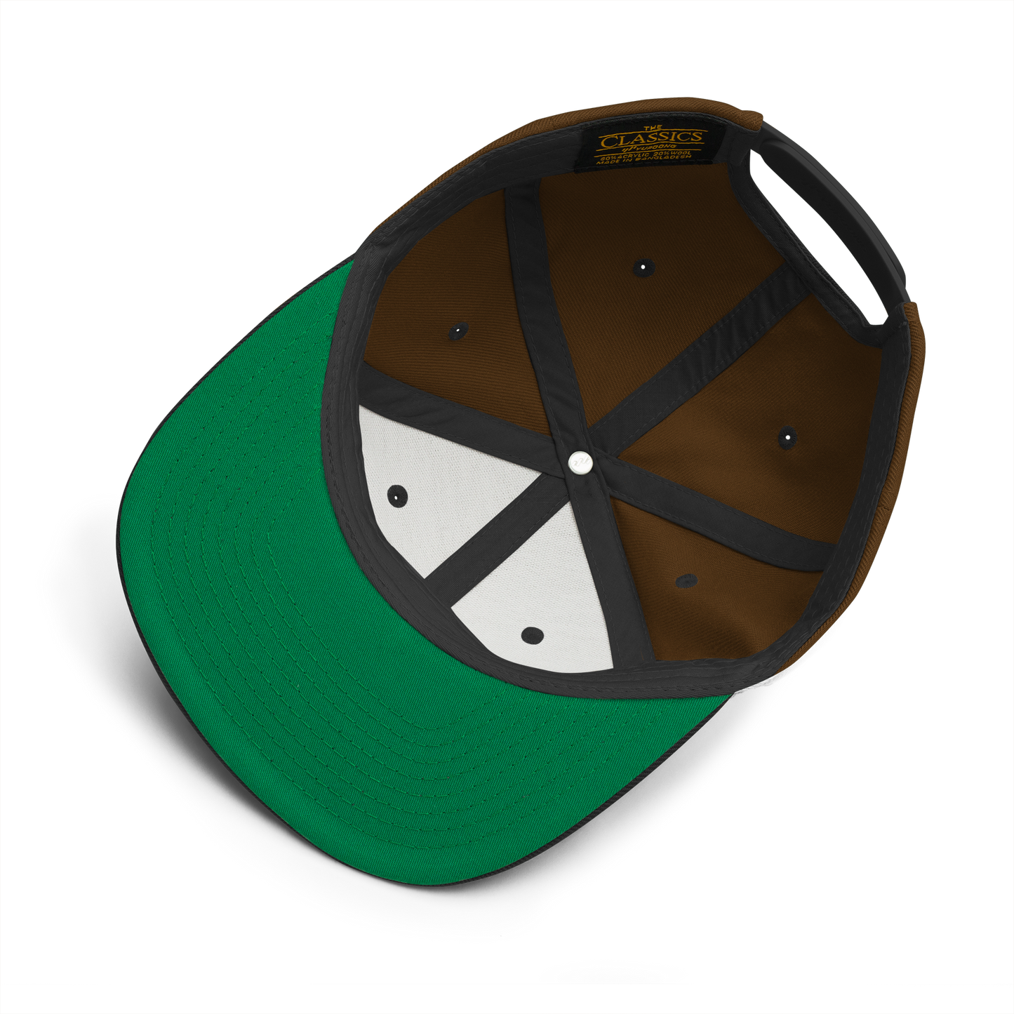 Fliplandia Logo - Embroidered Flatbill Snapback Hat