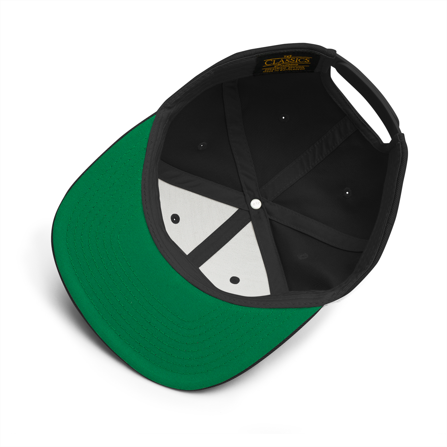 Fliplandia Logo - Embroidered Flatbill Snapback Hat